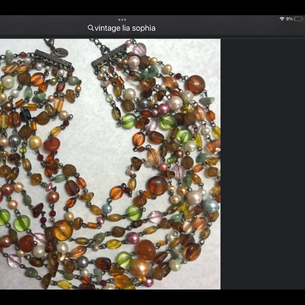 Vintage Lia Sophia necklace and matching bracelet. - Picture 1 of 3